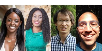 Image of four postdoctoral fellows